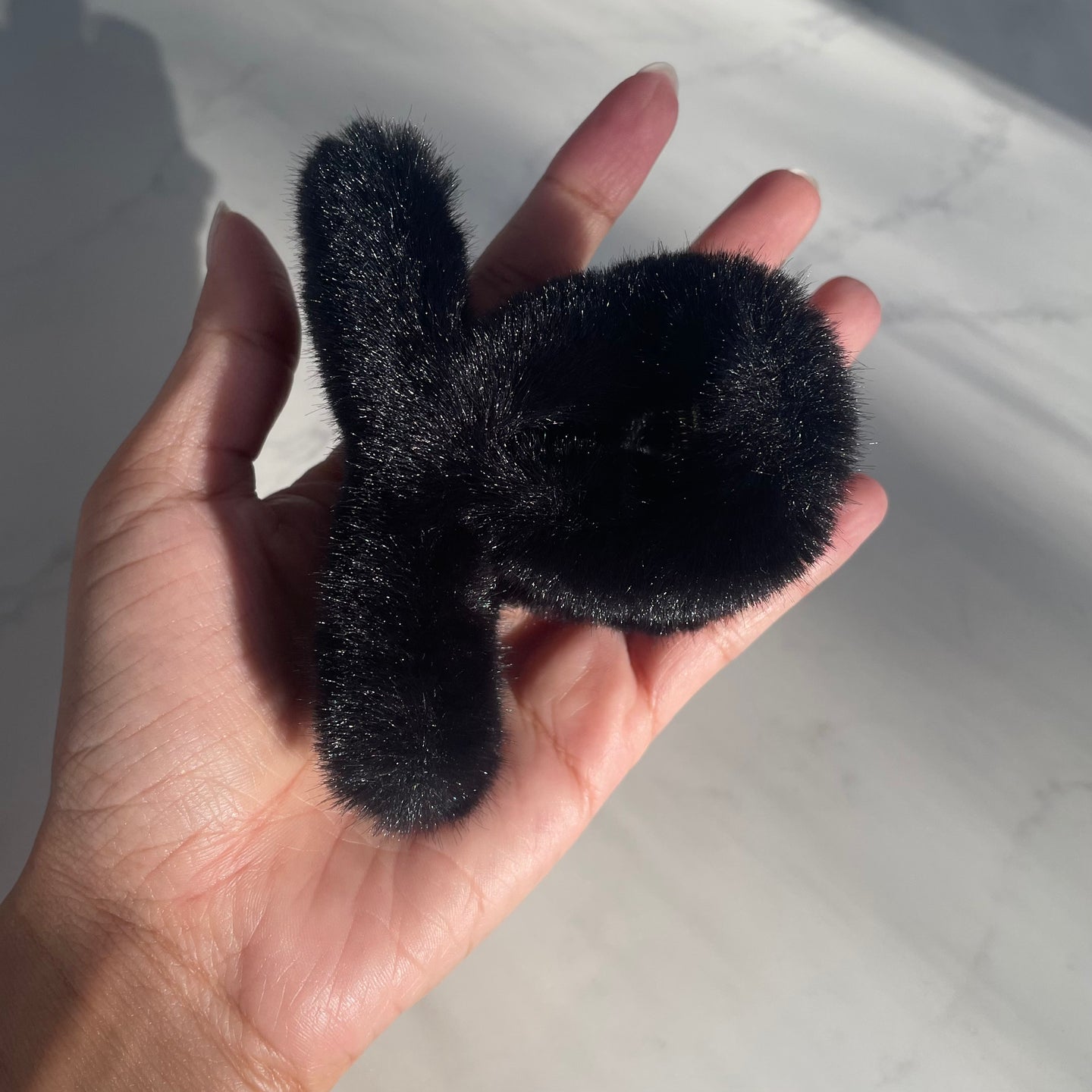 Fluffy Claw Clip (Small)
